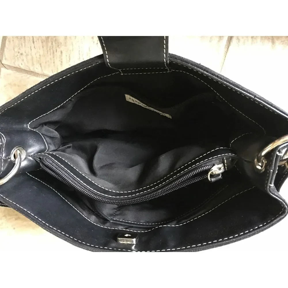 Tommy‎ Hilfiger Medium Black Hobo Shoulder Bag Purse